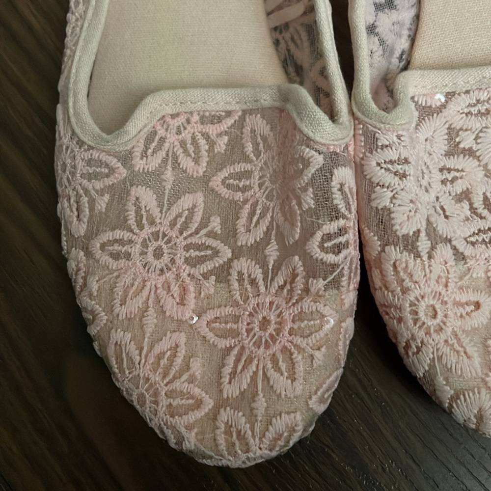 Women Pink Flats 5.5 - Picture 2 of 3